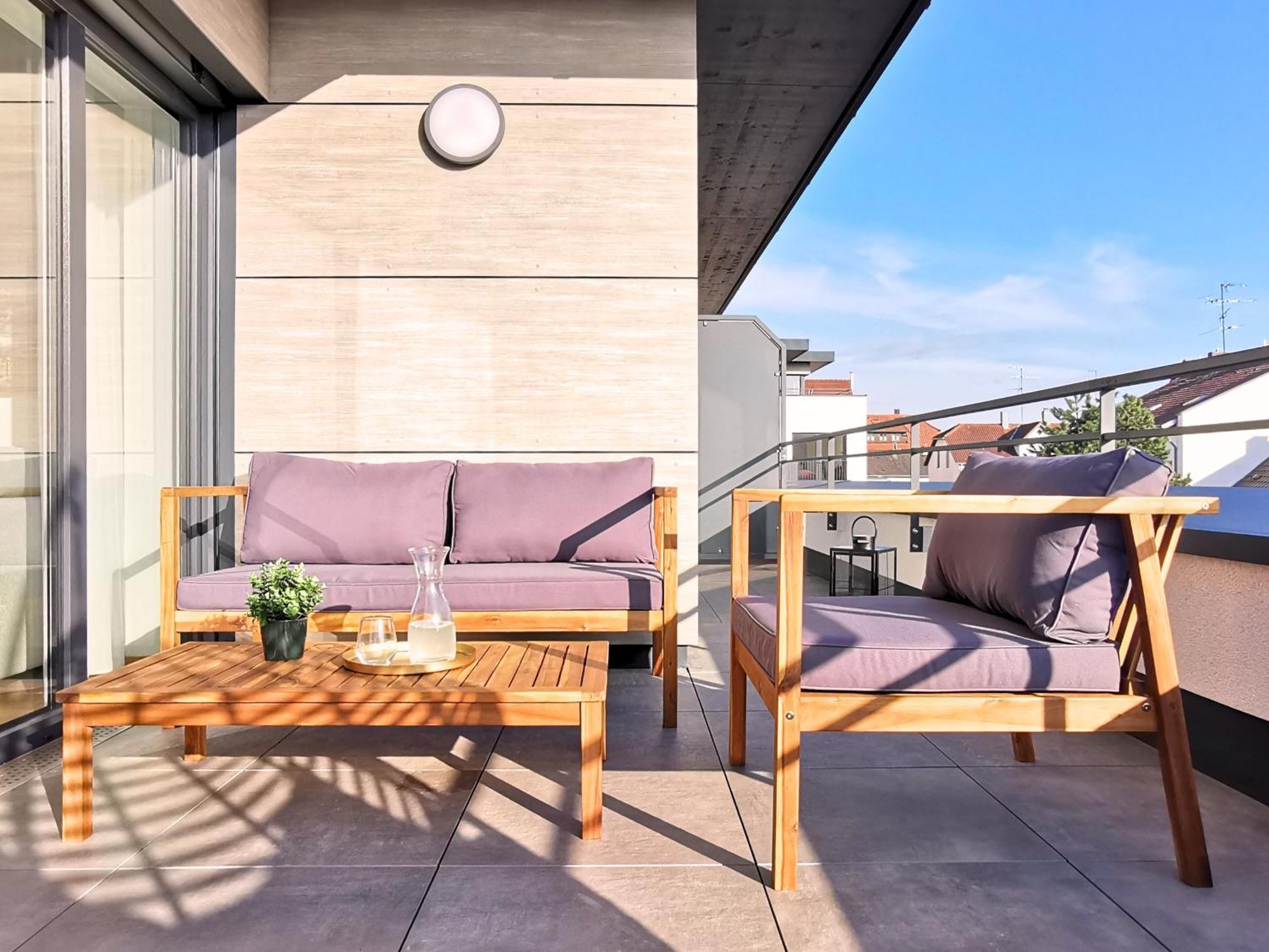 Fynbos Penthouse Deluxe, Balkon, Parkplatz Straubing Exterior foto