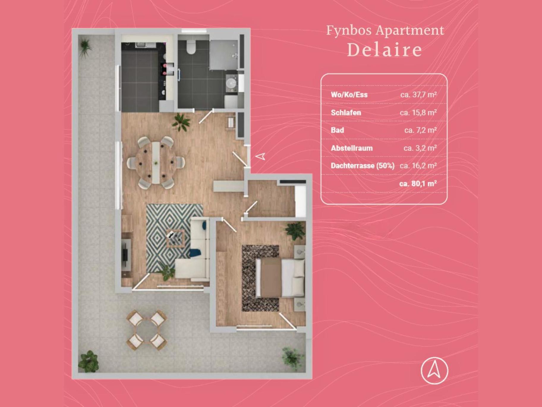 Fynbos Penthouse Deluxe, Balkon, Parkplatz Straubing Exterior foto